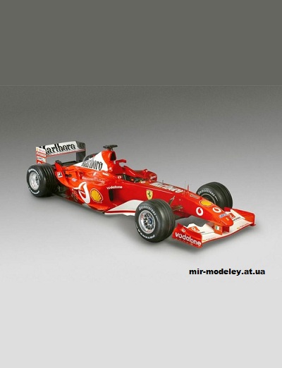 №11681 - Ferrari F2003 (Spinler 049) из бумаги