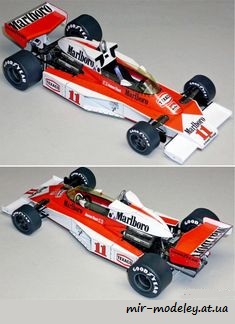 №11738 - Болид McLaren M23 1976 [Spinler 030] из бумаги