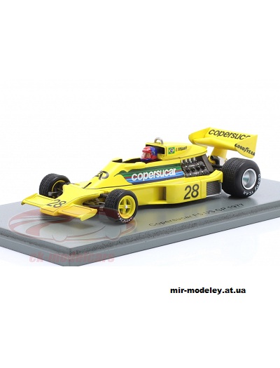 №11726 - Болид Fittipaldi Ford FD5A 1978 [Spinler 053] из бумаги