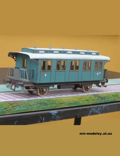 №11894 - Preussenwagen olivgrun (Kartonmodell Forum) из бумаги