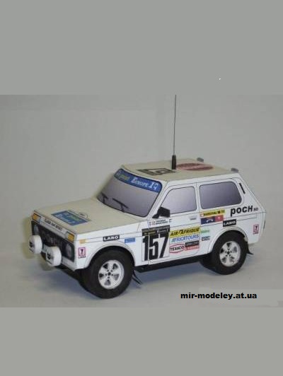 №11859 - Lada Niva Dakar 1983 (Spida Models) из бумаги