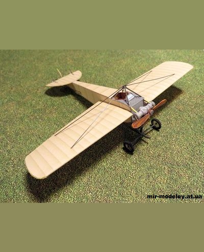 №11842 - Спортивный самолет Nieuport IIN (Criquet) из бумаги