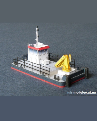 №12054 - Вспомогательное судно / Delta Workboat из бумаги