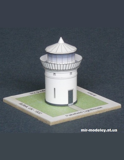 №12051 - Маяк Пакфилда / Pakefield Lighthouse (Paper Shipwright) из бумаги