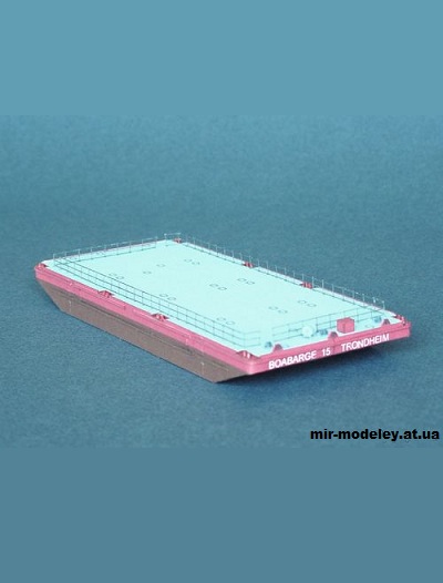 №12062 - BOA Barge 15 (Paper Shipwright) из бумаги