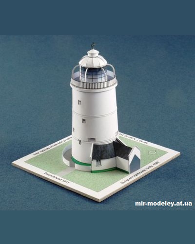 №12052 - Маяк St Agnes Lighthouse (Paper Shipwright) из бумаги