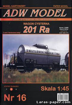 №1273 - Wagon Cysterna 201 Ra [ADW Model 2009-07]