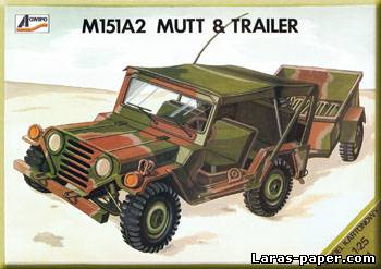 №1215 - M151A2 Mutt & Trailer [AGWIPO]