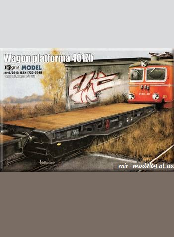 №1339 - Wagon platforma 401Zb [Angraf 2010-06]