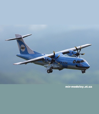 №13406 - ATR 42-600 Amakusa (Edwin Rodriguez - Mario Solorzano) из бумаги