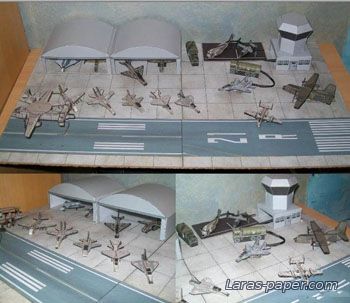 №1469 - Military Airfield Diorama