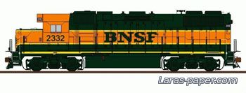 №1573 - EMD GP38-2 BNSF