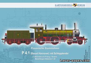 №1501 - Preussische Staatsbahnen P 4.1 [Kartonmodell Forum]