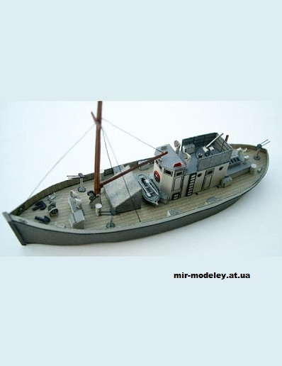 №15649 - Моторное рыбацкое судно (1942) [Coastal Forces] из бумаги