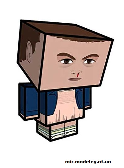 №15890 - Eleven (011) (cubeecraft) из бумаги