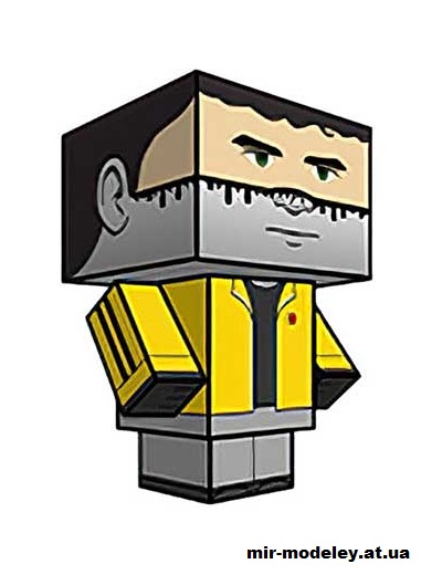№15876 - Captain Disillusion (cubeecraft) из бумаги