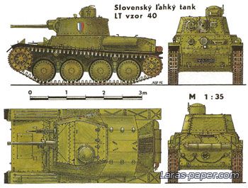 №1652 - Slovensky lahky tank vzor 40 [Elektron-Zenit]