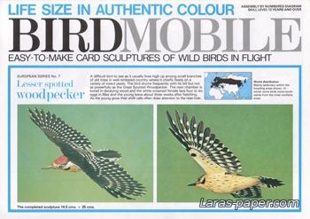 №1732 - Lesser Spotted Woodpecker [Birdmobile 07]