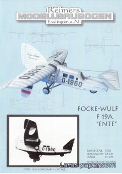 №1937 - Focke-Wulf F 19A 