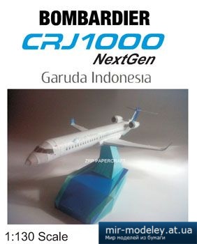 №1914 - Bombardier CRJ 1000 NextGen Garuda Indonesia [Peri Paperhobby]