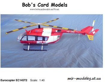№270 - Eurocopter EC145T2 [Bob's Card Models]