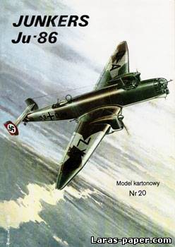 №2235 - Niemiecki samolot bombowy Junkers Ju-86A-1 [Model Card 020]