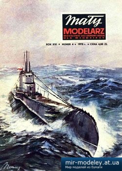 №2343 - Okret podwodny ORP Orzel [Maly Modelarz 1973-04]