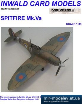 №2501 - Spitfire Mk.Va [Inwald Card Models]