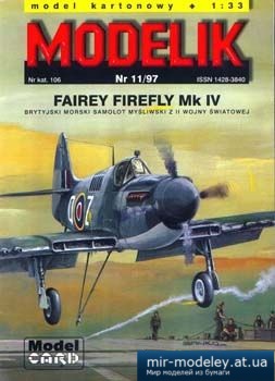 №2894 - Fairey Firefly Mk.4 [Modelik 1997-11]