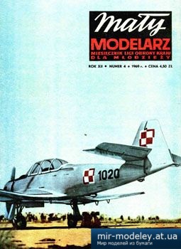 №2961 - Samolot szkolno-treningowy TS-8 Bies [Maly Modelarz 1969-04]