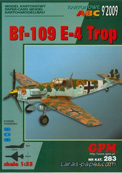 №3295 - Bf-109 E-4 Trop [GPM 283]