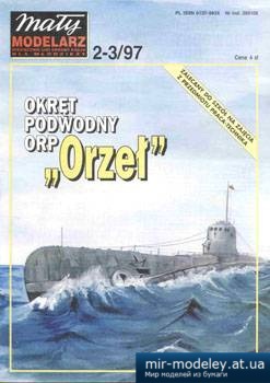 №3724 - Ponorka ORP Orel [Maly Modelarz 1997-02-03]