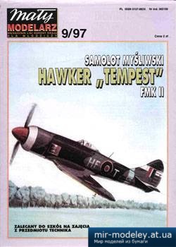 №3728 - Hawker Tempest F Mk II [Maly Modelarz 1997-09]