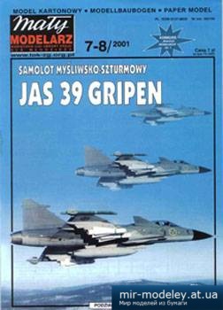 №3751 - Jas 39 Gripen [Maly Modelarz 2001-07-08]