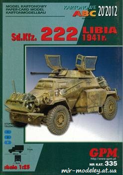 №419 - Sd.Kfz. 222 Libia [GPM 335]