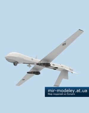 №4264 - MQ-1 Predator UAV (Paper-replika)