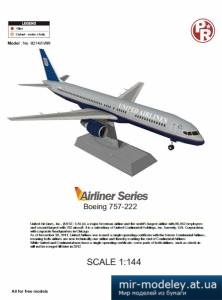 №4379 - Boeing 757-200 United Airlines Flight 93 (Paper-Replika)