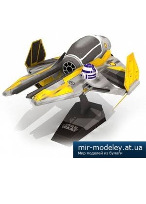 №4317 - ETA-2 Jedi Starfighter (Звездные войны) (Рaper-replika)