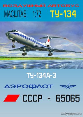 №4583 - Ту-134А-3 (Векторная переработка DI-3)