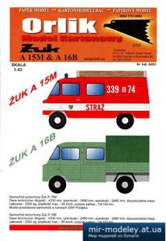 №4560 - Samochody Zuk A 15M & A 16B [Orlik A003]