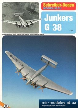 №4989 - Junkers G 38 [Schreiber-Bogen 71399]