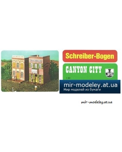 №5001 - Canyon City - Printer & Bank (Schreiber-Bogen 71841)