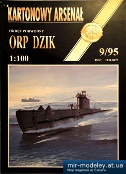 №5225 - Okret Podwodny Dzik [Halinski KA 1995-09]