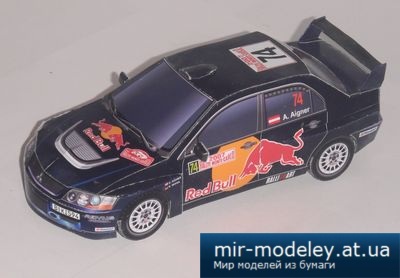 №5520 - Mitsubishi Lancer Evolution IX (Rallye Monte-Carlo 2007, Red Bull Rallye Team #74) [Kin Shinozaki]