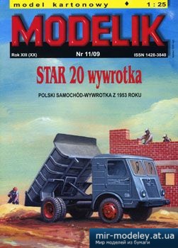№5620 - Star 20 Wywrotka [Modelik 2009-11]