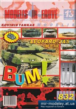№5755 - Leopard 2A5 [Modelis ir Erdve 013]