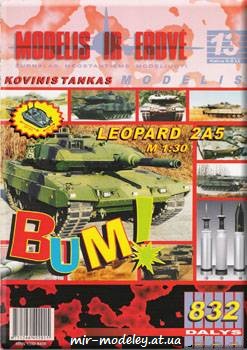 №654 - Leopard 2A5 [Modelis ir Erdve 013]