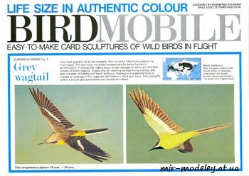 №626 - Grey wagtail [Birdmobile 04]
