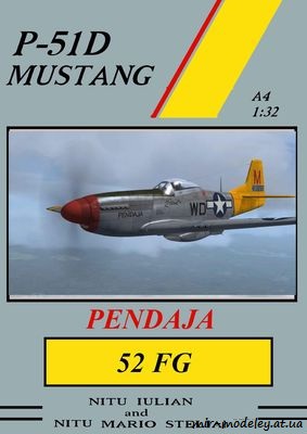 №6290 - P-51D Mustang - Penda-Ja из бумаги