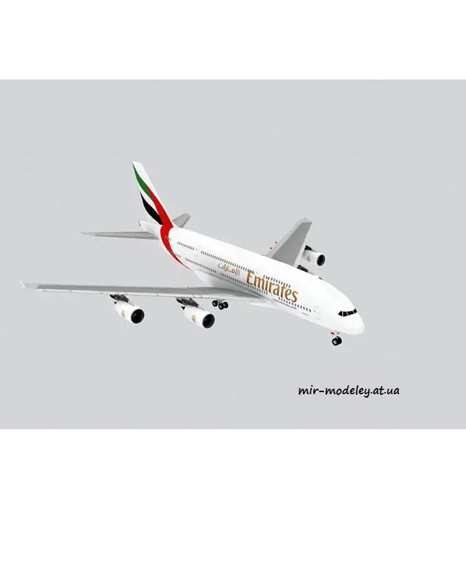 №6364 - Airbus A380 Emirates (Paper-Replika)